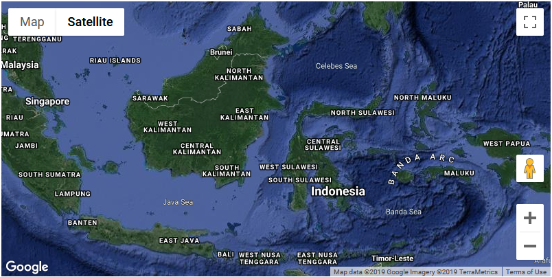 Google Maps API: Cara Membuat Peta ROADMAP, SATELLITE, HYBRID dan TERRAIN